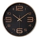 thumbnail image 4 of Reloj De Pared De 30 Cm Para La Escuela De Oficina En El Hogar Decoración Del Aula De Oro Negro., 4 of 5