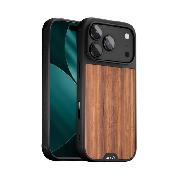 Funda Mous para iPhone 17 Pro Limitless Nogal
