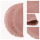 thumbnail image 5 of Juego de Manteles Individuales Rústicos de 6 Tejidos para Decoración de Mesa de Comedor, Mantel Redondo para Mesa de Cocina, Limpieza con Paño, Rosa 15 pulgadas, 5 of 6