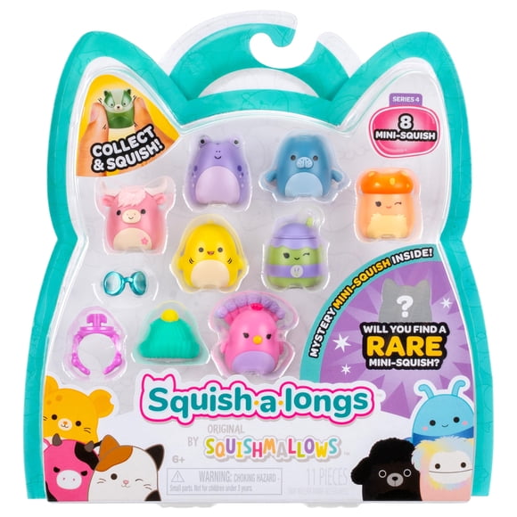 Squish-a-longs Mini-Squish paquete de 8, Ola 3, Estilo 2