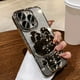 thumbnail image 1 of Kawaii Cat Invisible Make-up Mirror Bracket With Lens Film Gradient Flash Powder Advanced Sense All-inclusive Anti-fall Phone Case For Apple Iphone, 1 of 3