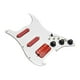 thumbnail image 2 of Golpeador De Guitarra Golpeador De Guitarra Eléctrica Derecha Golpeador De Guitarra Para Guitarras Eléctricas Blanco Y Rojo, 2 of 3