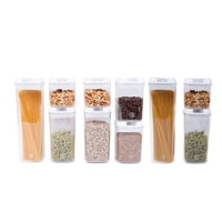 Pack 10 Contenedores Herméticos Plástico Blanco Simplit