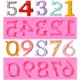 thumbnail image 1 of OBTANIM Silicone Number 09 3D Embossed Fondant Chocolate Mold, 1 of 3