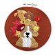 thumbnail image 5 of Kit De Inicio De Bordado Perros Punto De Cruz Hecho A Mano DIY Craft Con Aro D, 5 of 5