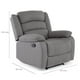 thumbnail image 3 of Berger 1 Cuerpo Reclinable Moderno Gris New Praga 8041RFFGR, 3 of 9