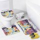 thumbnail image 4 of Bluey-theme 4-Piece Shower Curtain Set with Rugs, Waterproof Bathroom Decor Set Includes Bath Mat, U-Shaped Rug, Toilet Lid Cover and Curtain with Hooks, 4 of 6