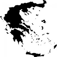 Rienda Libre Graphics - Decomural Greece Map Ws-32861