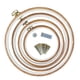 thumbnail image 5 of Anillo De Aro De Bordado, Marco Ovalado De Punto De Cruz, Herramienta De Costura DIY Colgante Redondo D, 5 of 5