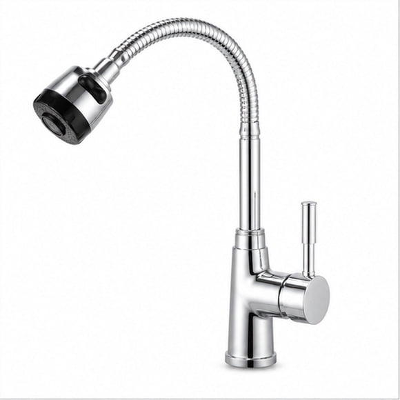 Llave Monomando Con Cuello Flexible Acero Inoxidable YTS