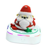 Bothyi - Bloc De Notas 3D Calendario De Escritorio De Papel Diy Nota Para El Hogar Oficina Papá Noel Con Luz