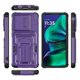 thumbnail image 2 of Funda para Motorola Moto G Stylus 5G (2025) Slim Fit con Cubierta Deslizante para Cámara y Soporte Invisible, Cubierta a Prueba de Golpes de Grado Militar, Morado, 2 of 8
