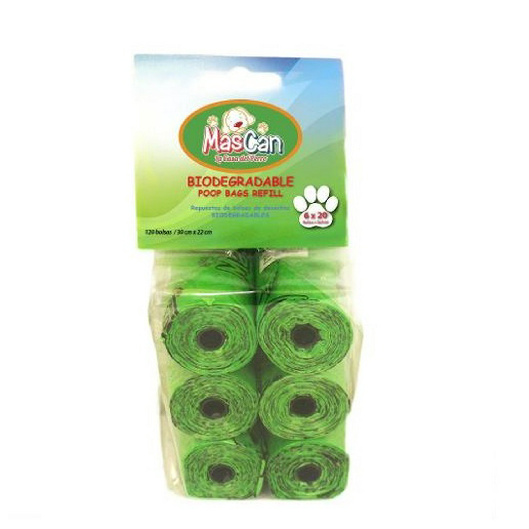 Mascan - Bolsas Sanitarias Biodegradables Para Perro