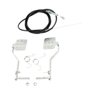 Ioensy - Pedales Go Kart Pedal De Acelerador De Freno Resistente Para Drift Trike 212Cc Carter Con Cable