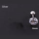 thumbnail image 1 of Gorgeous Crystal Inlaid Rhinestone Zircon Earrings - Stylish Stainless Steel Studs for Men, 1 of 5