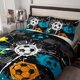 thumbnail image 4 of 3pcs Football Full Comforter Sets Full Bedding Sets Sports Theme Football Bedding Set Football Theme Bedroom Decor, 4 of 5
