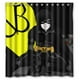 thumbnail image 1 of Cortina de ducha de Black Veil Brides Band BVB con ganchos, tamaño 66 x 72 pulgadas, 1 of 3