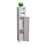 Click Ventas - Estante De Baño Organizador Blanco 15X16X80Cm