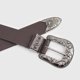 thumbnail image 3 of Cinturón Mujer hubilla Western Boho Chic gris Talla Única, 3 of 4