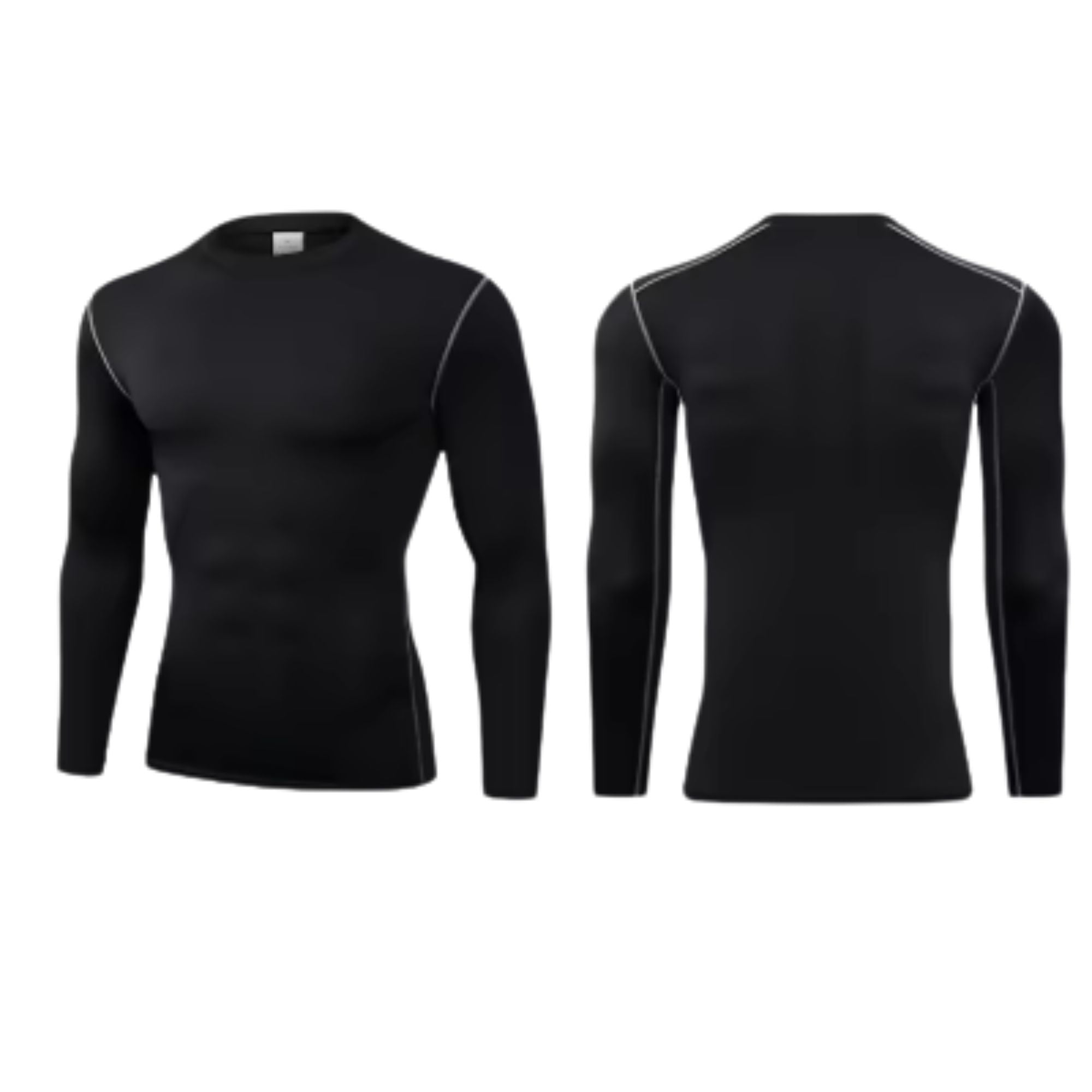 Mercado Ideas - Camiseta Primera Capa Algodón Invierno Para Hombres