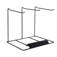 Magideal - Soporte De Exhibición Organizador De Joyas, Soporte De Joyería, Soporte De Presentación De Joyería Moderno Para Pendientes, Pulseras, Brazaletes Y Col 3Filanegro 26X19X22Cm