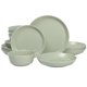 thumbnail image 1 of Juego de Vajilla Gibson Home 16 piezas, color verde, para 4 personas, 1 of 7