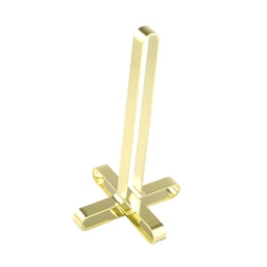 Magideal - Soporte De Almacenamiento De Papel En Rollo, Servilletero Para Mesa De Comedor, Estante De Pañuelos Vertical Portátil A Prueba De Herrumbre Para Baño, Oro