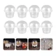 thumbnail image 4 of 100 vasos de fruta de 250 ml con tapa, pequeños recipientes tipo domo para helado, yogur, artículos de repostería para niños, parfait, vasos desechables para postre y ensalada transparente., 4 of 5