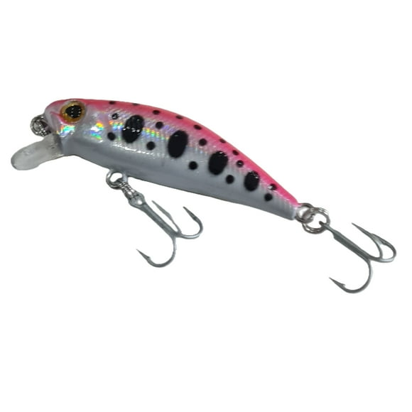 Señuelo Silstar 4cms 2grs Sinking Fibra Blanco/fucsia J529