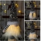 thumbnail image 5 of gnomos navideños de peluche con lentejuelas y luz, 30 cm, hechos a mano, suecos, con gorro de lentejuelas, adornos de duende navideño, para regalo de Acción de Gracias, decoración de mesa navideña., 5 of 7