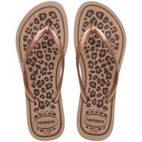 Sandalia Mujer Slim Animals Dorado Rose Havaianas