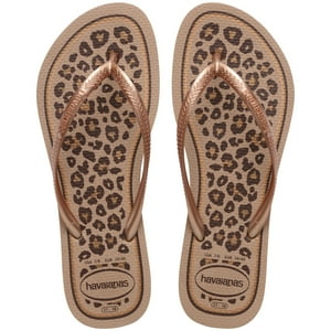 Sandalia Mujer Slim Animals Dorado Rose Havaianas