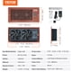 thumbnail image 3 of Ventilador Register Booster VEVOR Quiet Vent con mando a distancia, color marrón, 3 of 3