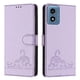 thumbnail image 5 of Funda tipo cartera FOXDOCK para Motorola Moto G play 5G 2024 con soporte, ranuras, RFID, diseño de gato, 5 of 5
