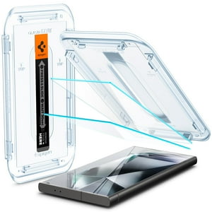 Protector De Pantalla Spigen Glastar Ez Fit Para Galaxy S24 Ultra, Paquete De 2