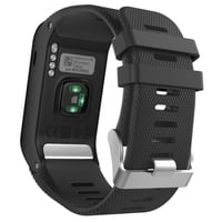 Correa De Reloj Moko Compatible Con Garmin Vivoactive Hr, Color Negro