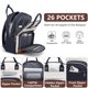 thumbnail image 2 of Mochila bagswan 17.3" con puerto de carga USB e impermeable – Azul marino, 2 of 6