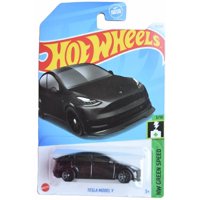 Auto Fundido A Presión Hot Wheels Tesla Model Y Hw Green Speed 1:64