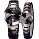 thumbnail image 1 of Reloj de Pareja YUANXIN de Cuarzo, Acero Inoxidable y Resistente al Agua, 1 of 9