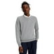 thumbnail image 1 of Jersey Tommy Hilfiger liso con cuello redondo para hombre, gris, HTR, talla L, 1 of 3