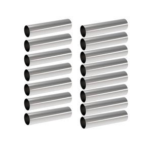Magideal - 15 Piezas De Tubos De Forma De Cannoli De Grado Alimenticio, Herramientas Antiadherentes Para Hornear, De Cuerno De Tarta De Material Acero Inoxidable,