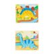 thumbnail image 1 of 2x Rompecabezas De Dinosaurios De Madera Para Ni?os De 1 2 3 A?os Juguetes Educativos, 1 of 7