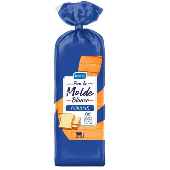 Pan De Molde Blanco Familiar, 580 g