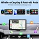 thumbnail image 2 of Pantalla CarPlay GTVFS de 9 pulgadas, inalámbrica, CarPlay y Android Auto, 2 of 7