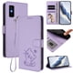 thumbnail image 2 of Funda Billetera con Relieve de Gato para Infinix GT 30 Pro, Lila Claro, 2 of 6