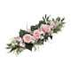 thumbnail image 5 of Artificial Wedding Shape Flower Rose Recepción de guirnalda Decoración de la flor de flor Banzlum , Rosa Claro, 5 of 5