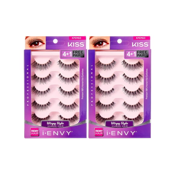 Paquete económico Strip Eyelashes i Envy de Kiss So Wispy 03 (2 x 5 pares)
