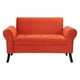 thumbnail image 1 of Banqueta Baul + Respaldo Lua 2C Felpa 20 Naranja, 1 of 7