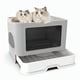thumbnail image 1 of Arenero Cerrado Gatos Cupula Baño Sanitario Xl Base Movil, 1 of 3