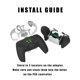 thumbnail image 3 of Adaptador de paddles EXknight para controlador PS5 blanco, 3 of 7